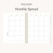 Load image into Gallery viewer, Elyse Breanne Designs Planner - Blue Stripes, undated