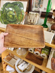 Acacia Wood Serving Tray - Medium