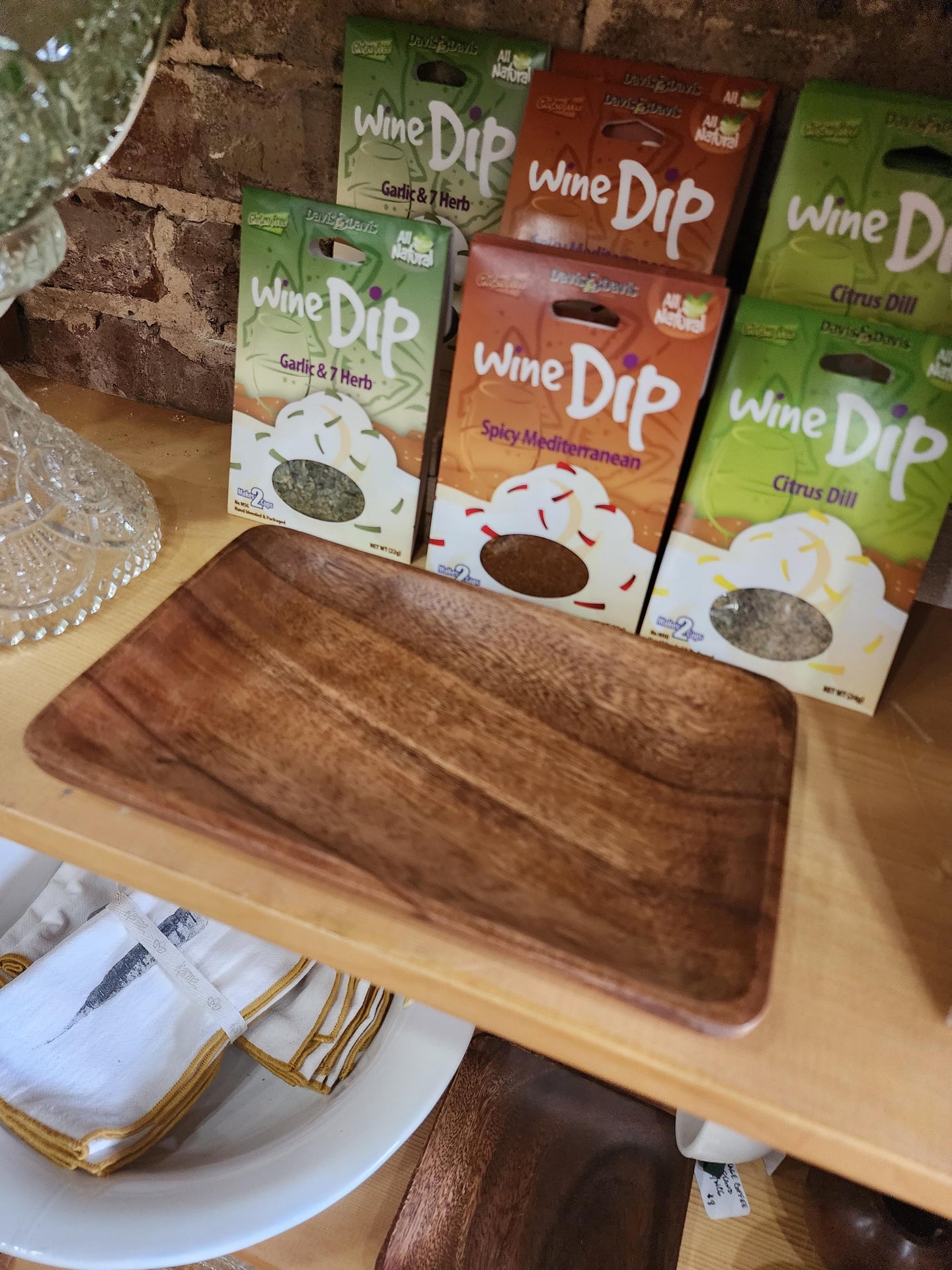 Acacia Wood Serving Tray - Medium