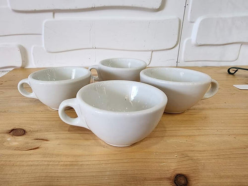 Set of 4 Vintage Ironstone Coffee Mugs
