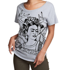 Frida Tee - Feet What Do I Need You For When I Have Wings To Fly