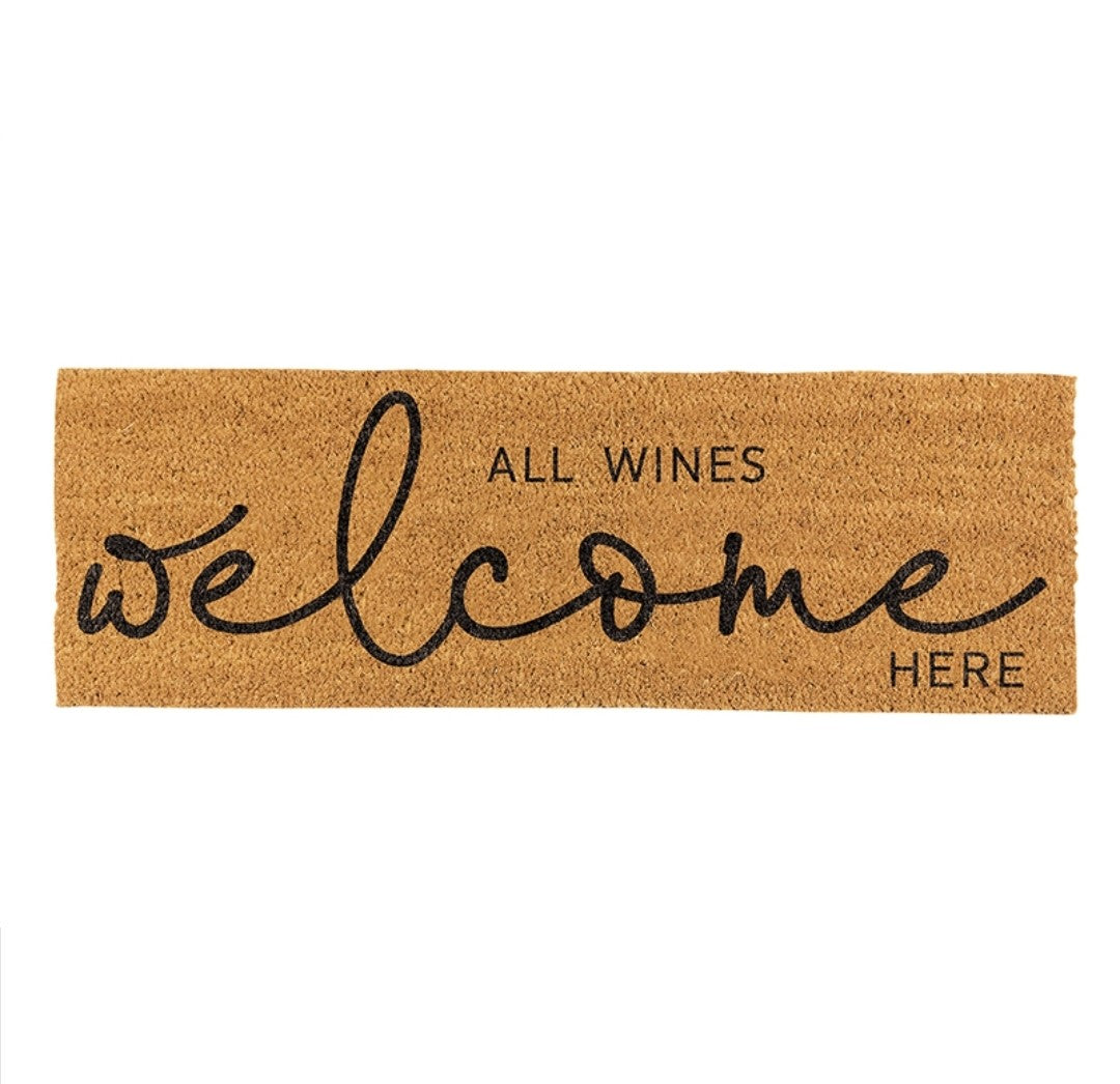 Door Mat - All Wines Welcome Here