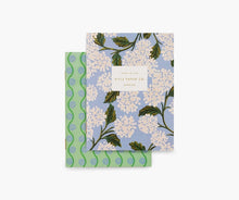 Load image into Gallery viewer, Set of 2 Pocket Notebooks - Hydrangea