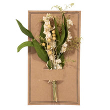 Load image into Gallery viewer, Mini Dried Floral Bouquet - Willow and White Larkspur