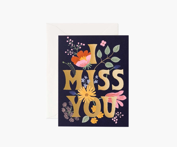 I Miss You Greeting Card