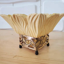 Load image into Gallery viewer, Miramar of California Pottery Planter + Brass Stand