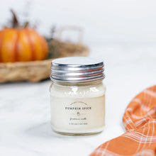 Load image into Gallery viewer, Antique Candle Company - Pumpkin Spice Mason Jar Candle, Small