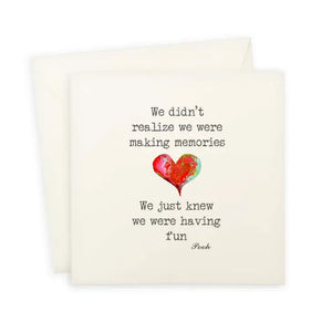 We Just Knew - Greeting Card