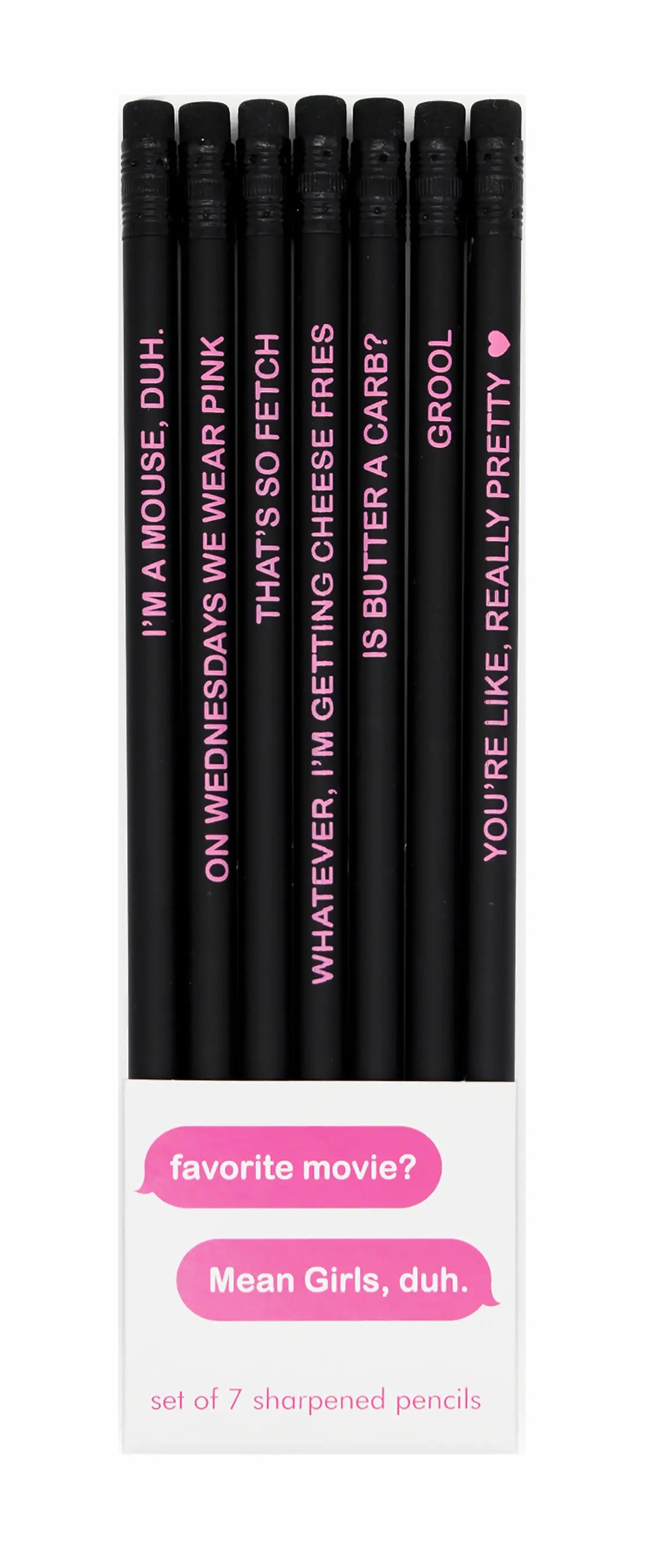 Pencil Set - Mean Girls
