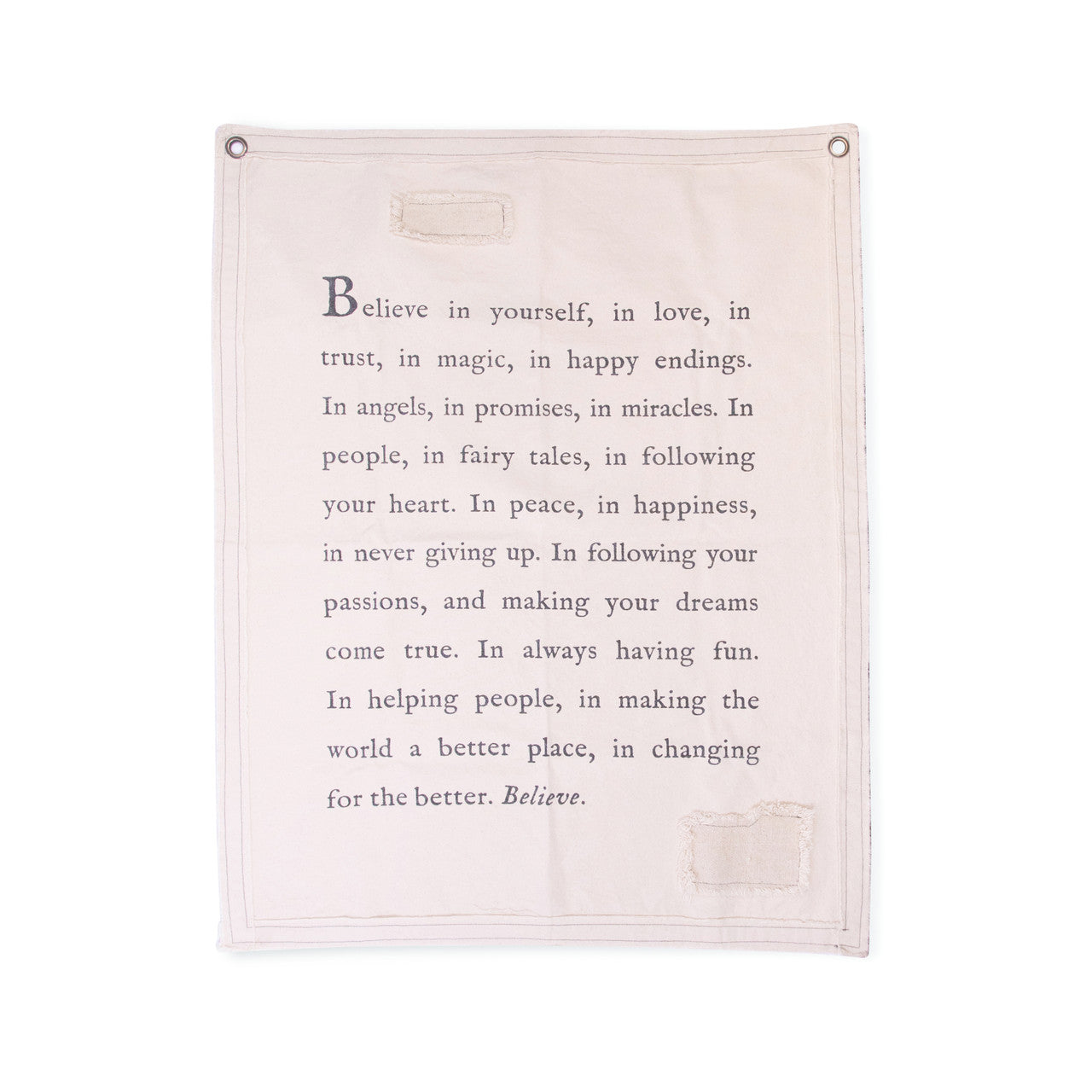 Small Wall Art Tarp - Believe in Yourself