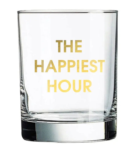 Rocks Glass - The Happiest Hour