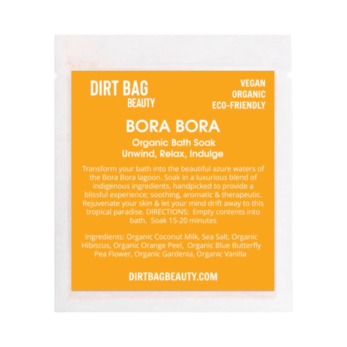 Dirt Bag Beauty Singles - Bora Bora Organic Bath Soak