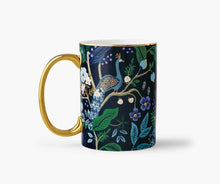 Load image into Gallery viewer, Peacock Porcelain Coffee Mug