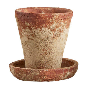 Rustic Red Brick Pot