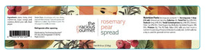 The Gracious Gourmet - Rosemary Pear Spread
