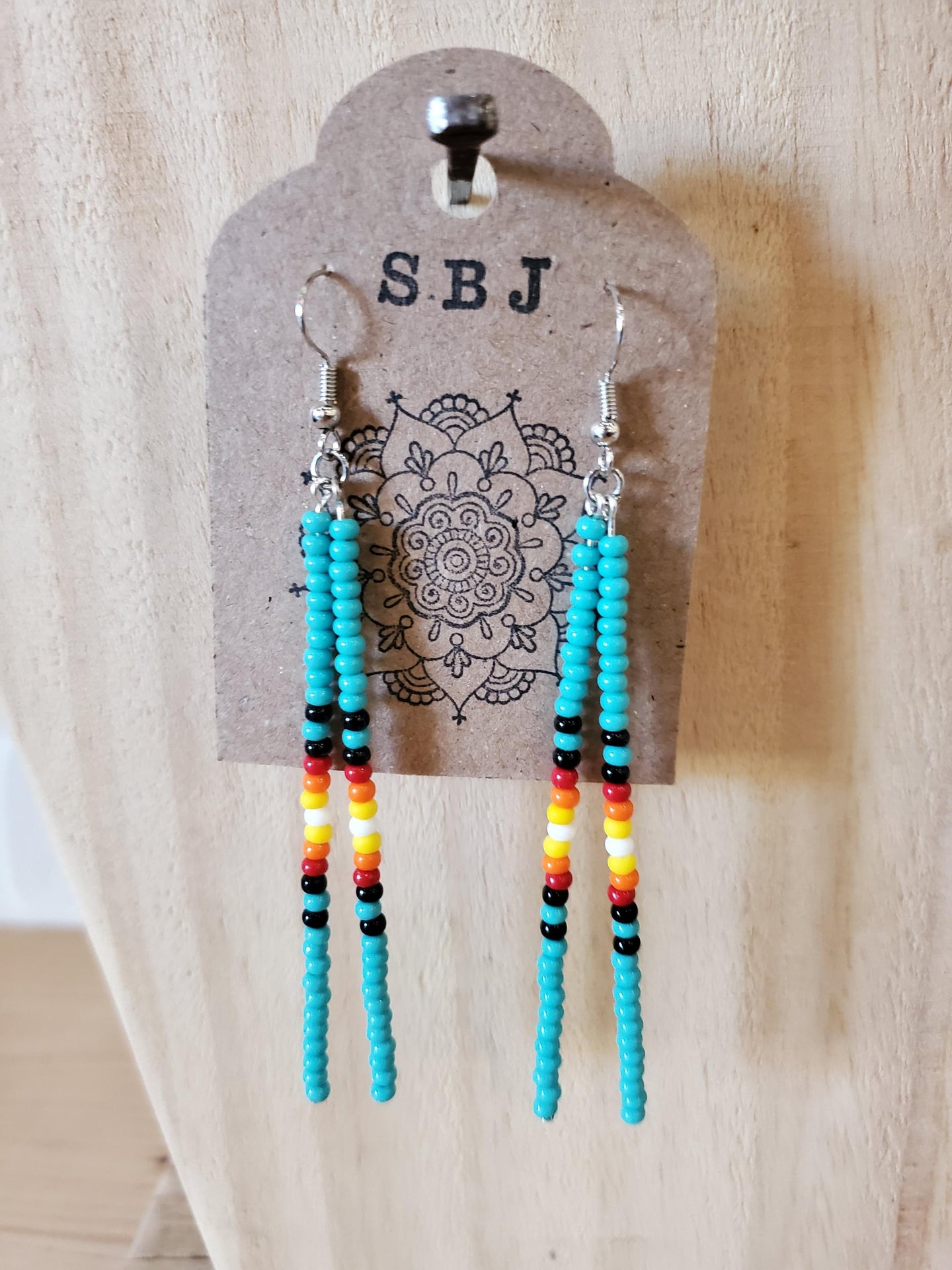 Still Belted Designs - Handcrafted Beaded Dangle Earrings