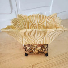 Load image into Gallery viewer, Miramar of California Pottery Planter + Brass Stand