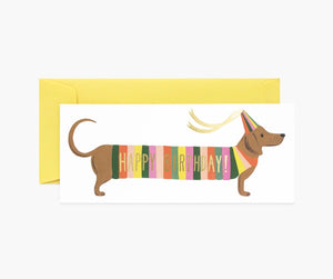 Happy Birthday - Hot Dog No 10 Greeting Card