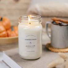 Load image into Gallery viewer, Antique Candle Company - Pumpkin Spice Mason Jar Candle, Large