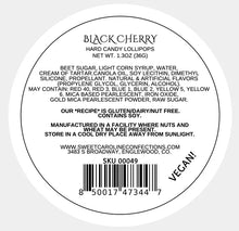 Load image into Gallery viewer, Lollipop - Gold Sparkle Black Cherry