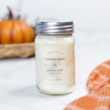 Load image into Gallery viewer, Antique Candle Company - Pumpkin Spice Mason Jar Candle, Large