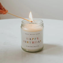 Load image into Gallery viewer, Sweet Water Decor - Happy Birthday Soy Candle, Colorful Label