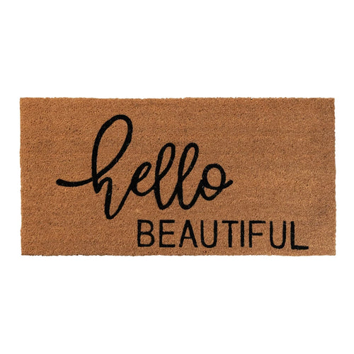 Coir Doormat - Hello Beautiful