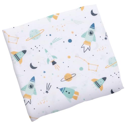 Cotton Muslin Swaddle Blanket - Space