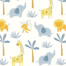Load image into Gallery viewer, Cotton Muslin Swaddle Blanket - Zoo