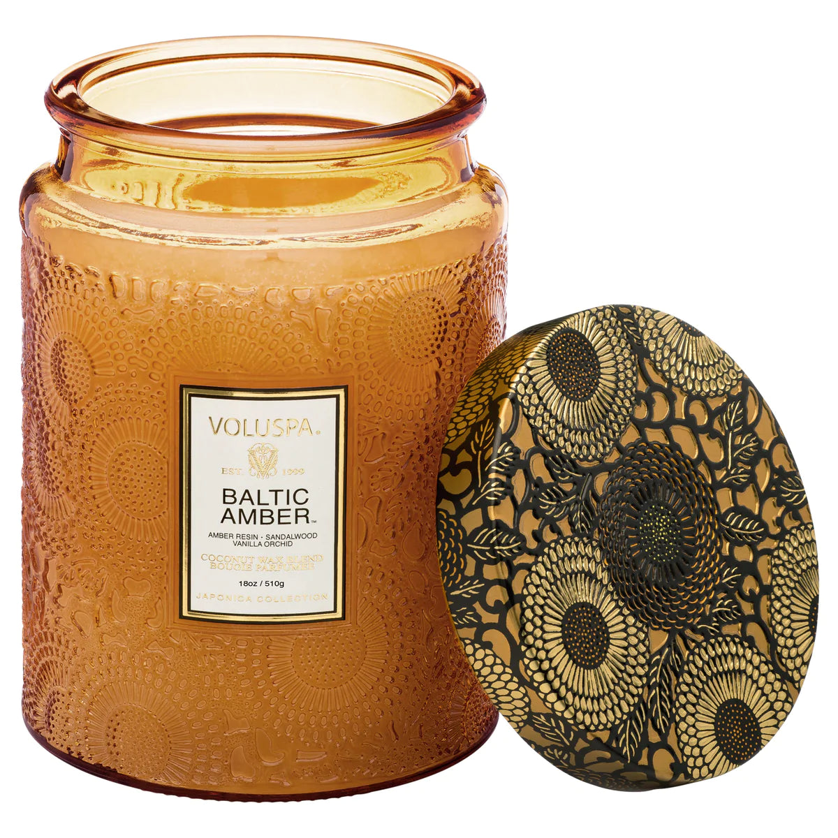 Voluspa Baltic Amber Large Jar Candle - Japonica Collection