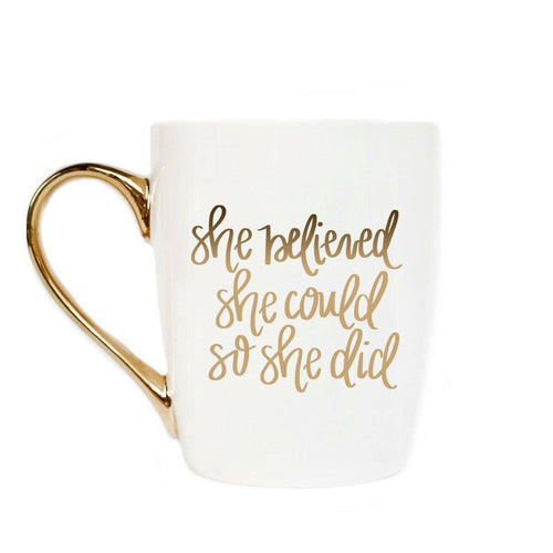 Coffee Mug - She Believed She Could So She Did