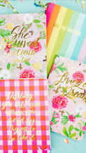 Load image into Gallery viewer, Darling Pink Gingham Notebook