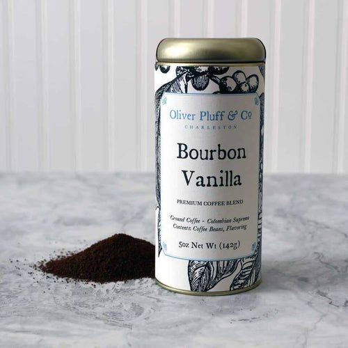 Oliver Pluff & Co - Bourbon Vanilla Ground Coffee Signature Coffee Tin