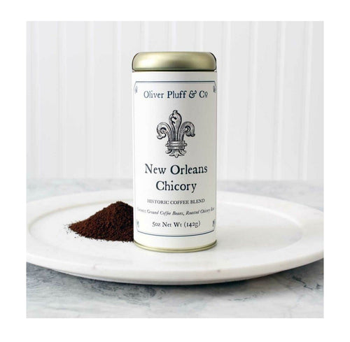 Oliver Pluff & Co - New Orleans Chicory Ground Coffee Signature Coffee Tin