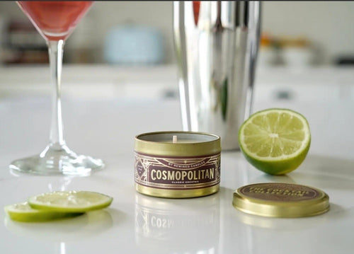 Rewined Classic Cocktail Collection - Cosmopolitan Travel Tin Candle