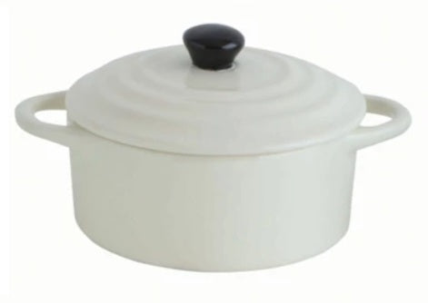 Stoneware Mini-Baker with Lid