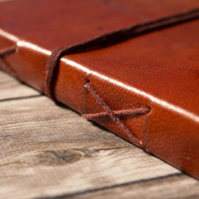 Load image into Gallery viewer, Handcrafted Leather Journal - If a Story is in You it Has to Come Out