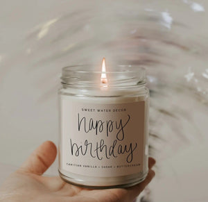 Sweet Water Decor - Happy Birthday Soy Candle