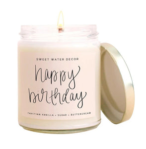 Sweet Water Decor - Happy Birthday Soy Candle