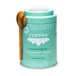 JusTea - Peppermint Detox Tin with Spoon