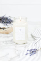 Load image into Gallery viewer, Antique Candle Company - Lavender Vanilla Mason Jar Candle, Large