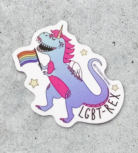 LGBT-Rex Art Sticker