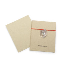 Load image into Gallery viewer, Hand Forged Milagro Heart Card