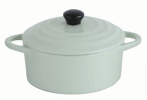 Stoneware Mini-Baker with Lid