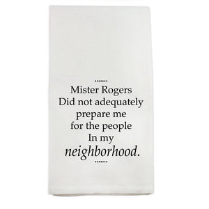 Cotton Tea Towel - Mister Rogers