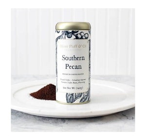 Oliver Pluff & Co - Southern Pecan Ground Coffee Signature Coffee Tin