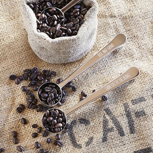 Coffee Scoop & Clip - Rise And Grind