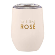 Load image into Gallery viewer, Wine tumbler - But First Rosé