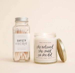 Sweet Water Decor - She Believed She Could Soy Candle