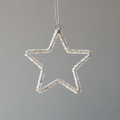 Beaded Star Ornament - Large